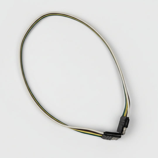 24" 4 way Flat Trailer Extension Male/Female Plug wire cord Camper RV connector (412-24)