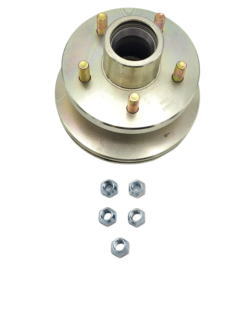 8" Hub Rotor 3200# Zinc 5x4.5 Fits Dexter 8-443-05 41294 Boat Pontoon UFP (41294U)