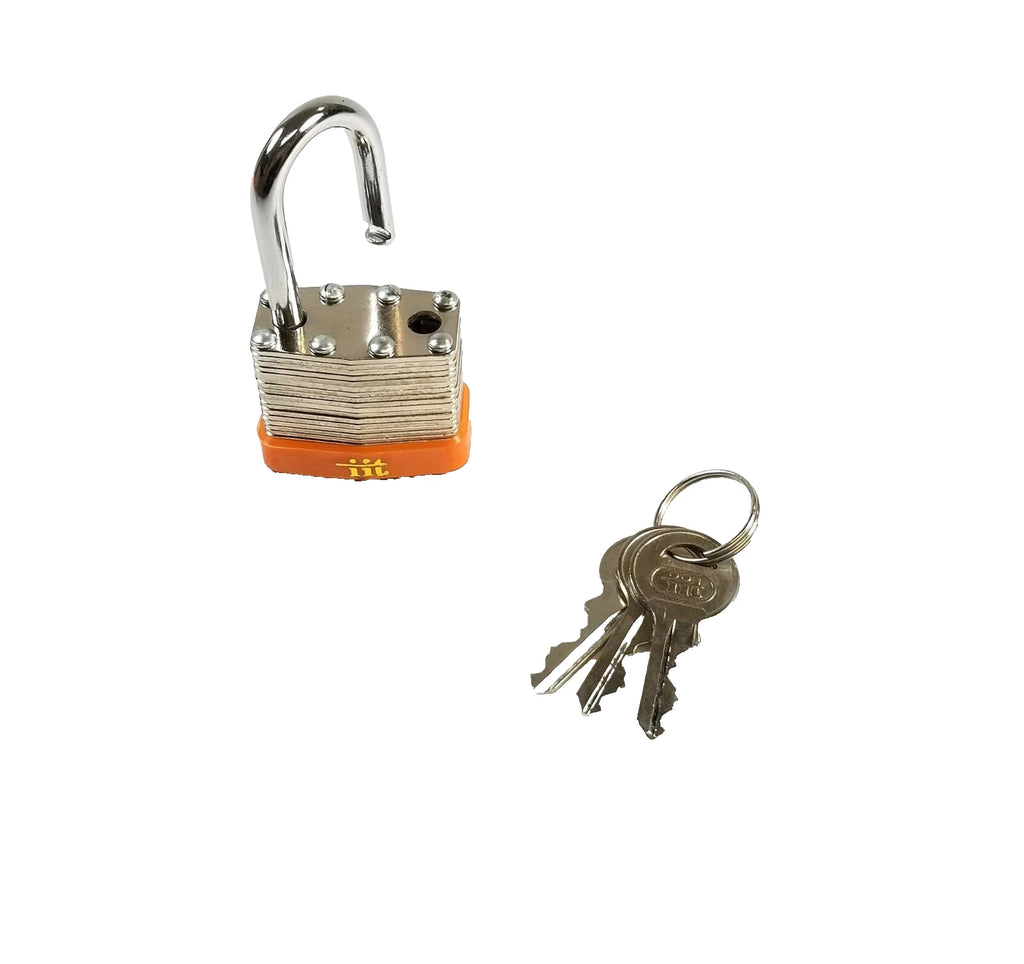 4-Pack - Laminated Steel Padlocks, 1-1/2", Keyed Alike (42065-4)