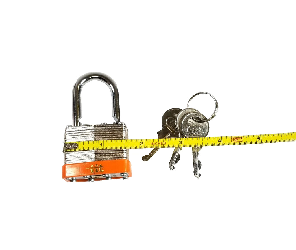 4-Pack - Laminated Steel Padlocks, 1-1/2", Keyed Alike (42065-4)
