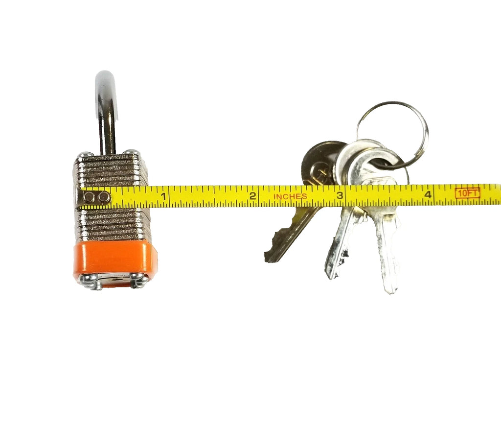 4-Pack - Laminated Steel Padlocks, 1-1/2", Keyed Alike (42065-4)
