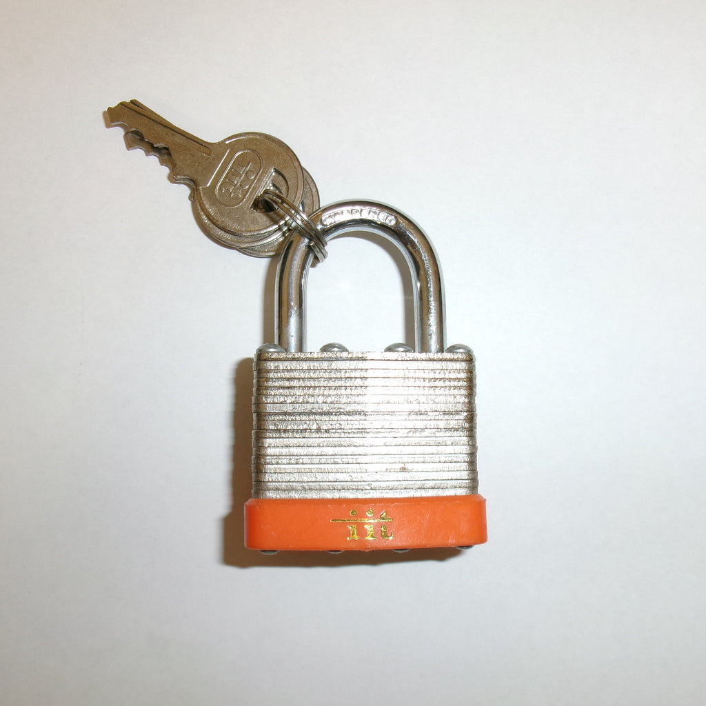 1-1/2" Laminated Steel Padlocks with Keys - Individual Lock (42065)