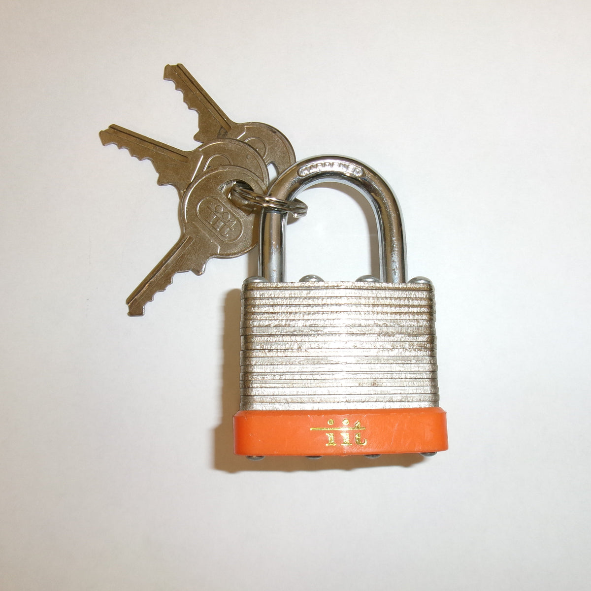 1-1/2" Laminated Steel Padlocks with Keys - Individual Lock (42065)