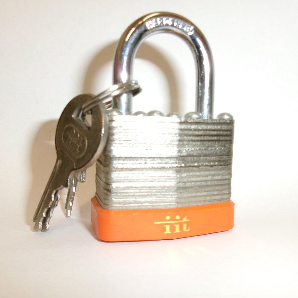 1-1/2" Laminated Steel Padlocks with Keys - Individual Lock (42065)