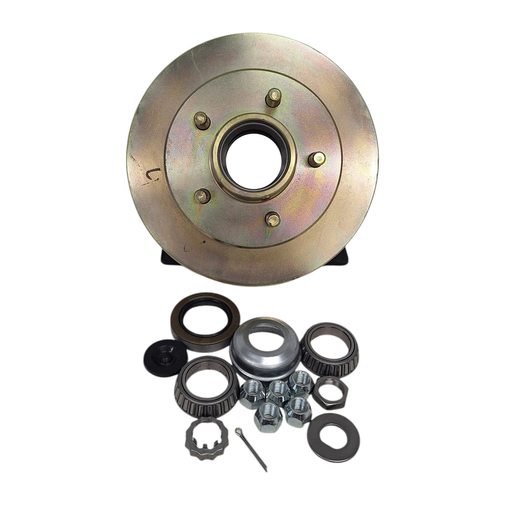 UFP DB35 5-Lug Trailer Hub Rotor Kit | 3500-4200 lb Marine Axle Rebuild