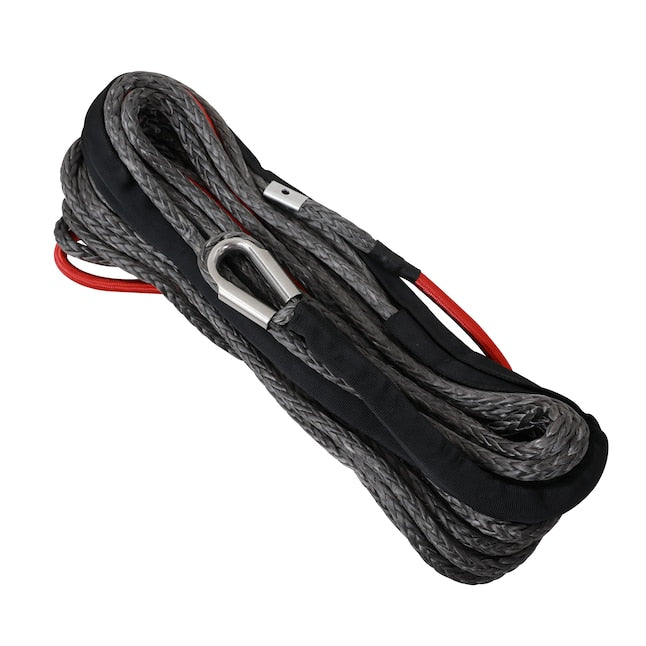 Carry-On Trailer 12,000 lb Synthetic Winch Rope — 82 ft, UV-Resistant, Kevlar Heat Shield (111029)