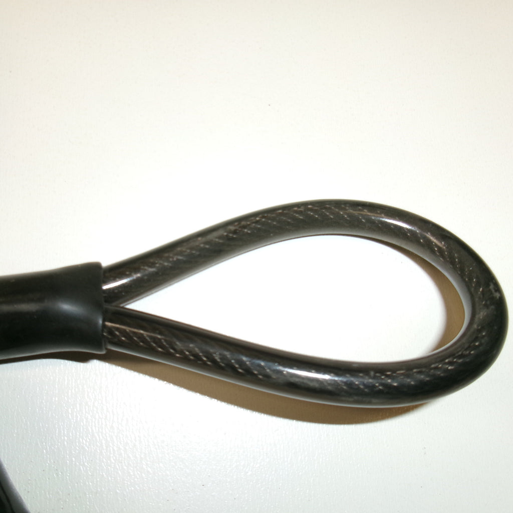 5/16" x 4' Heavy-Duty Vinyl-Coated Steel Cable Lock With Padlock (43680)