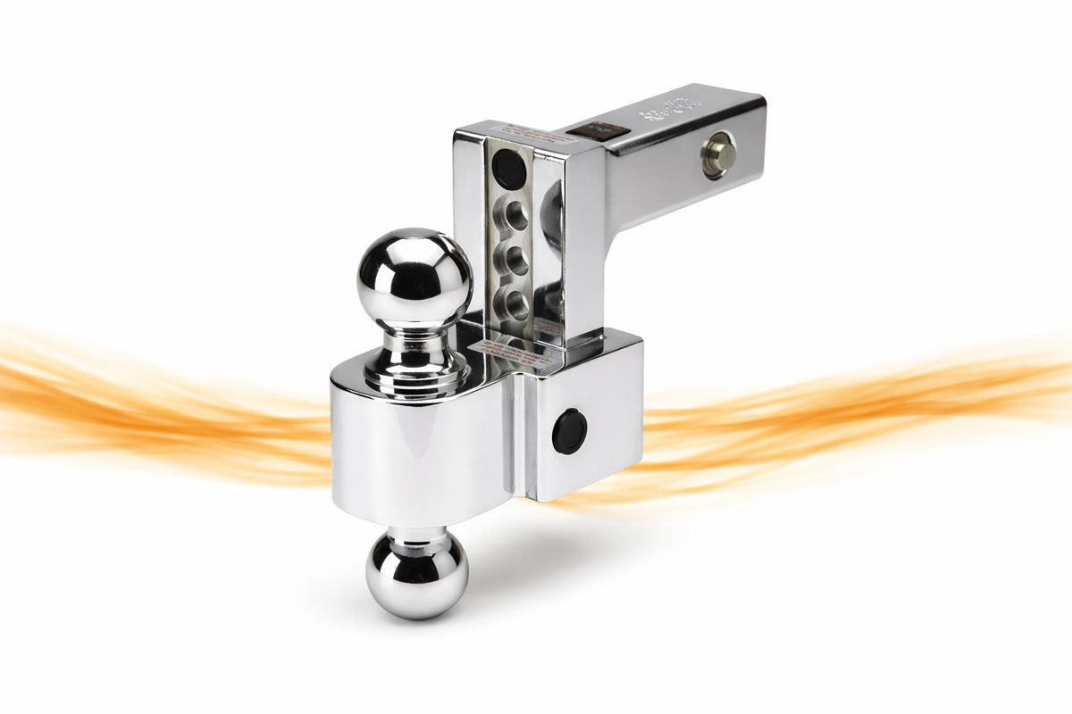 Fastway FLASH SECURE Ball Mount – 4" Drop, 2" Receiver, Dual Locking, Dual Ball (2" & 2-5/16"), 10K GTW (44-00-4400)