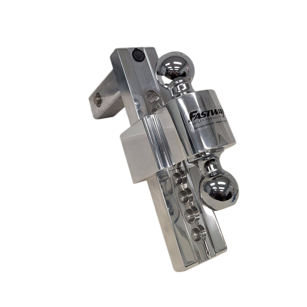Fastway FLASH SIMPLE Ball Mount – 4" Drop, 2" Receiver, Dual Ball - 2" & 2-5/16" (44-00-4900)