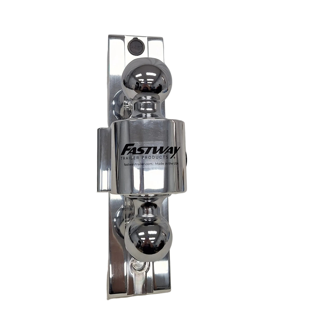 Fastway FLASH SIMPLE Ball Mount – 4" Drop, 2" Receiver, Dual Ball - 2" & 2-5/16" (44-00-4900)