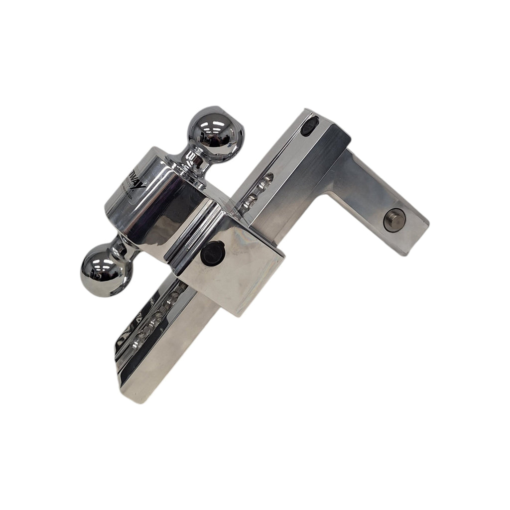 Fastway FLASH SIMPLE Ball Mount – 4" Drop, 2" Receiver, Dual Ball - 2" & 2-5/16" (44-00-4900)
