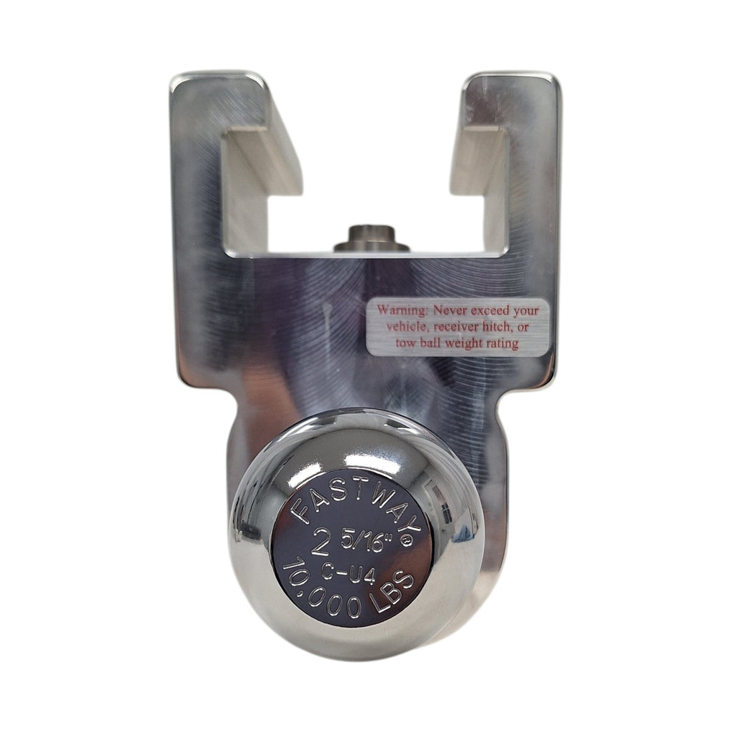 Fastway FLASH SIMPLE Ball Mount – 4" Drop, 2" Receiver, Dual Ball - 2" & 2-5/16" (44-00-4900)