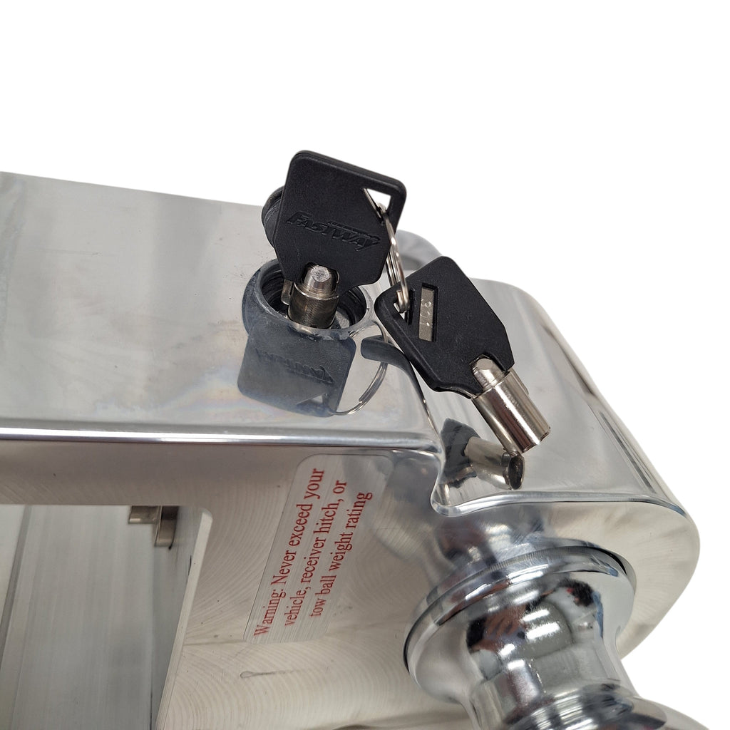 Fastway FLASH SIMPLE Ball Mount – 4" Drop, 2" Receiver, Dual Ball - 2" & 2-5/16" (44-00-4900)