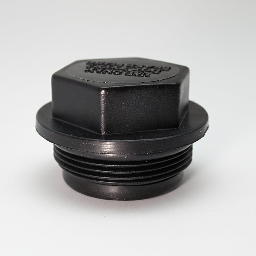 Master Cylinder Filler Cap, Tie Down, Fits Model 66, 1.25"-18 thread, 1" Wrench Size (TD48804)