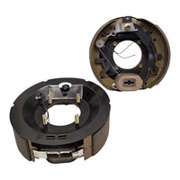 Left and Right - 12" by 3-3/8" Electric Trailer Brake – 8,000 lb – 4 Bolt Mount (4739-L+4739-R)