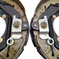Left and Right - 12" by 3-3/8" Electric Trailer Brake – 8,000 lb – 4 Bolt Mount (4739-L+4739-R)