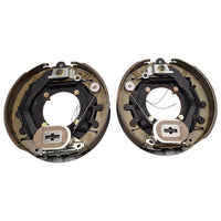 Left and Right - 12" by 3-3/8" Electric Trailer Brake – 8,000 lb – 4 Bolt Mount (4739-L+4739-R)