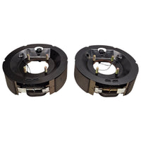 Left and Right - 12" by 3-3/8" Electric Trailer Brake – 8,000 lb – 4 Bolt Mount (4739-L+4739-R)