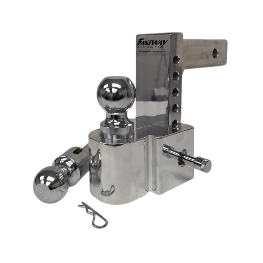 Fastway Flash Scale Hitch Adjustable 6" Drop 2" Shank Tongue Weight (48-00-8600)