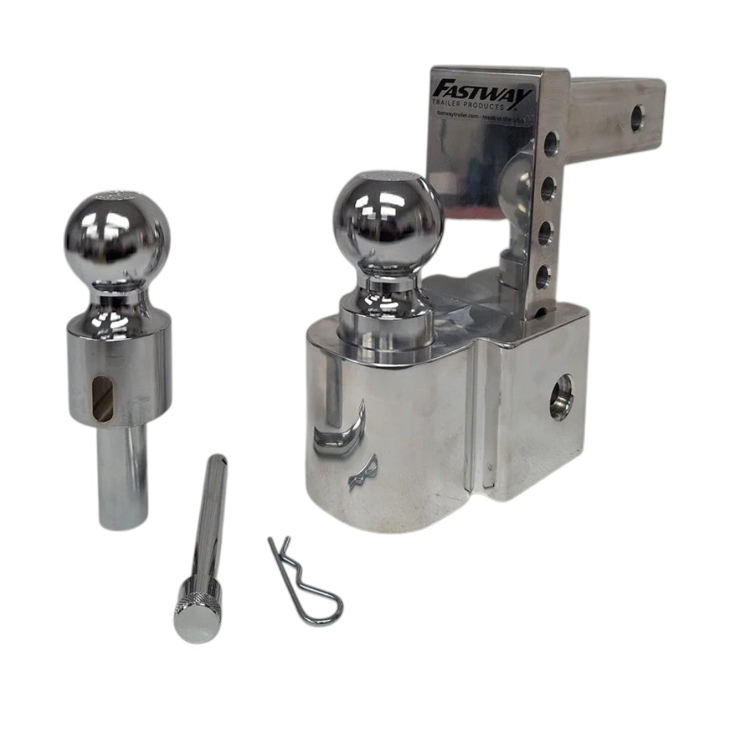 Fastway Flash Scale Hitch Adjustable 6" Drop 2" Shank Tongue Weight (48-00-8600)