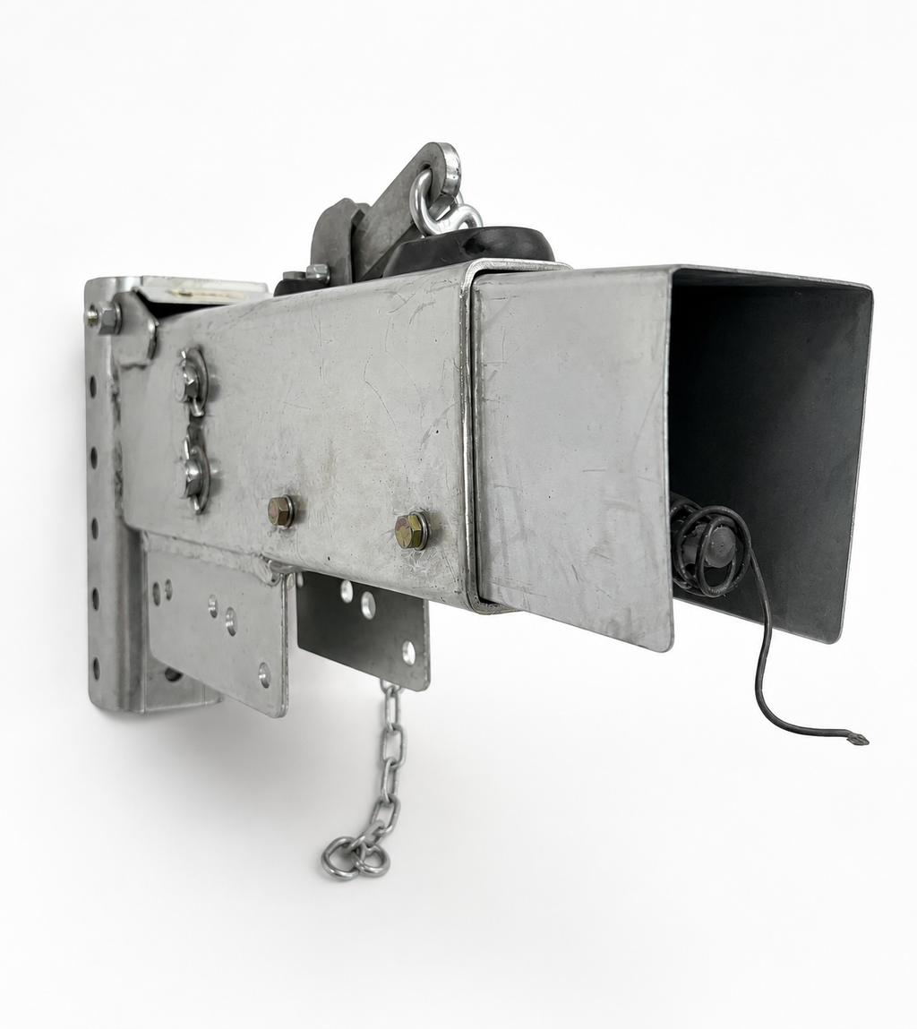 Dexter / Titan Model 10 Hydraulic Brake Actuator with Solenoid — 6-Hole Adjustable Channel Mount (4857020)