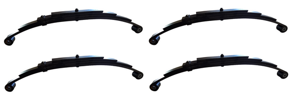 Four (4) 2500# Trailer Leaf Spring for 5000# Axle 25.25" Camper 4 Leaf (PR4-4)