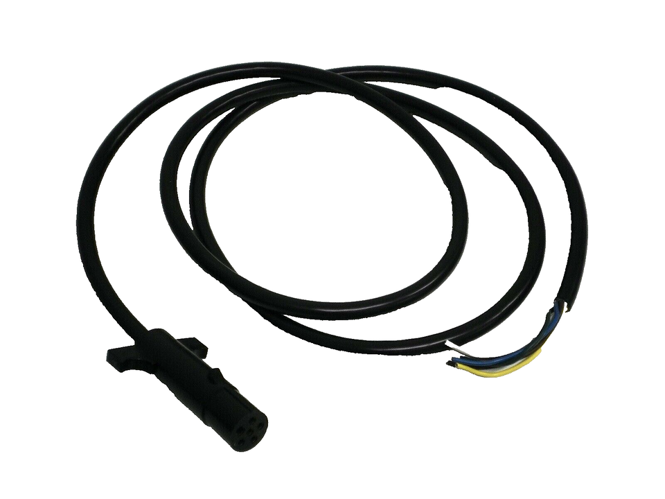 6 Way Trailer Plug W/ 8 Cord Connector Sealed Bargman (50-61-008)