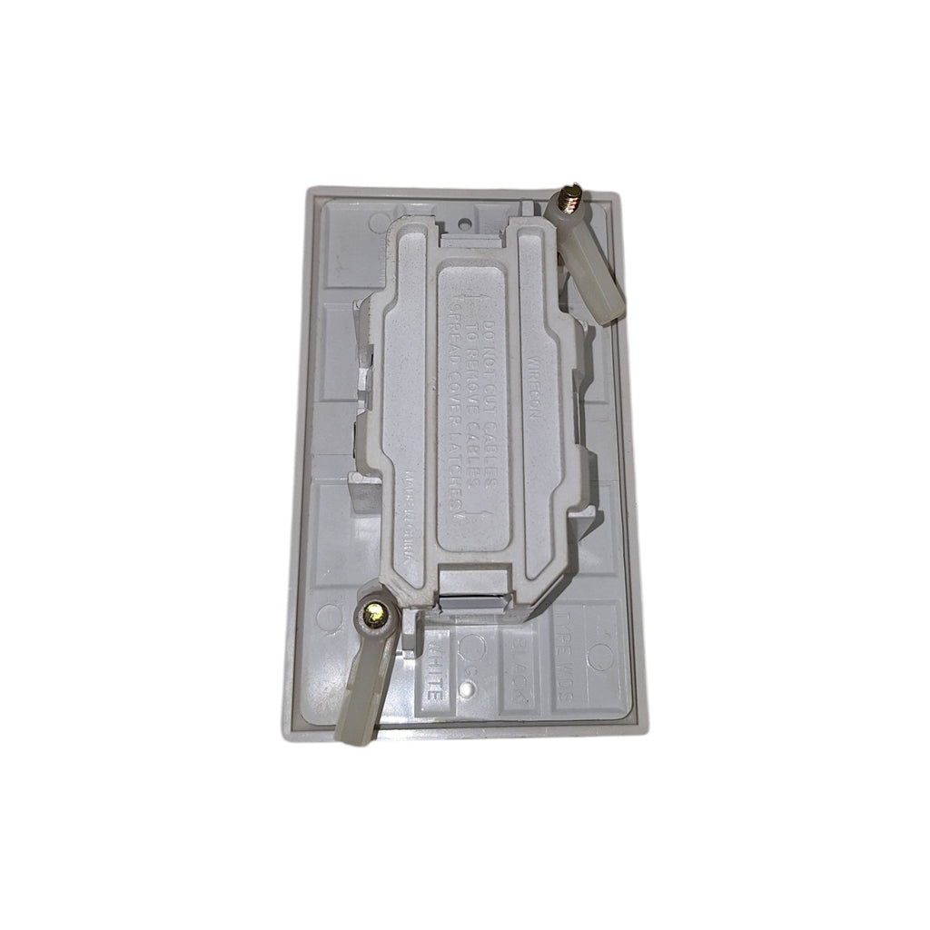 Diamond Decor Switch Speed Box White Self-Contained Heavy Duty 20 Amp/125 Volt AC Fits Various Applications, Includes Snap-On Cover (52595)