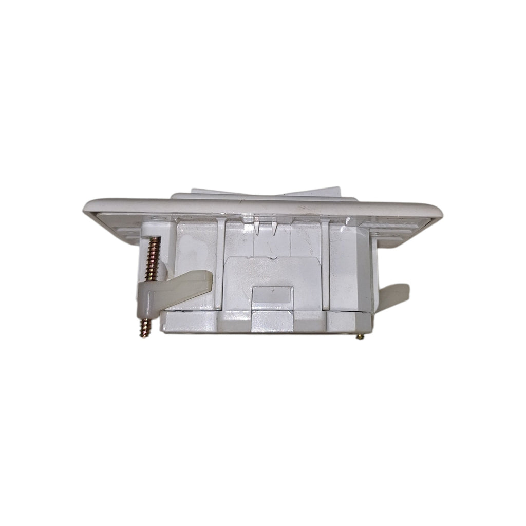 Diamond Decor Switch Speed Box White Self-Contained Heavy Duty 20 Amp/125 Volt AC Fits Various Applications, Includes Snap-On Cover (52595)