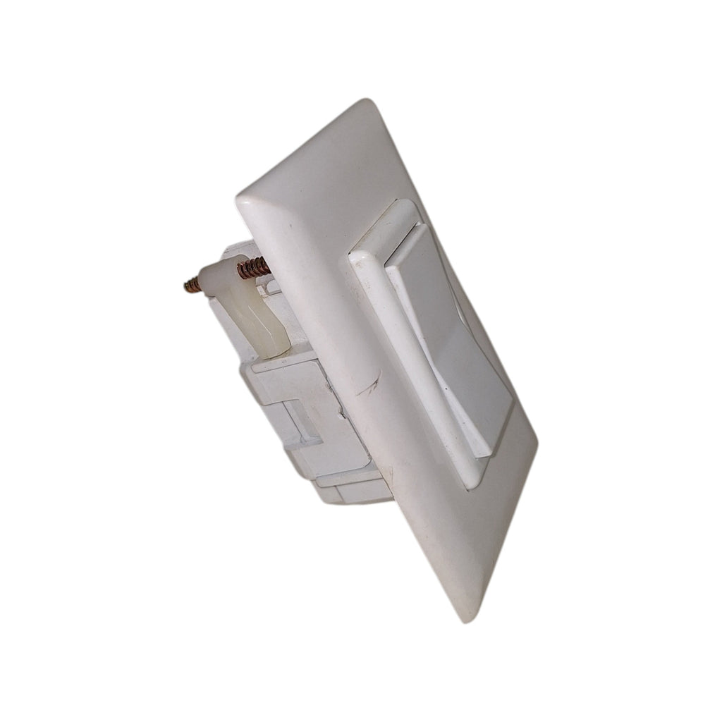 Diamond Decor Switch Speed Box White Self-Contained Heavy Duty 20 Amp/125 Volt AC Fits Various Applications, Includes Snap-On Cover (52595)