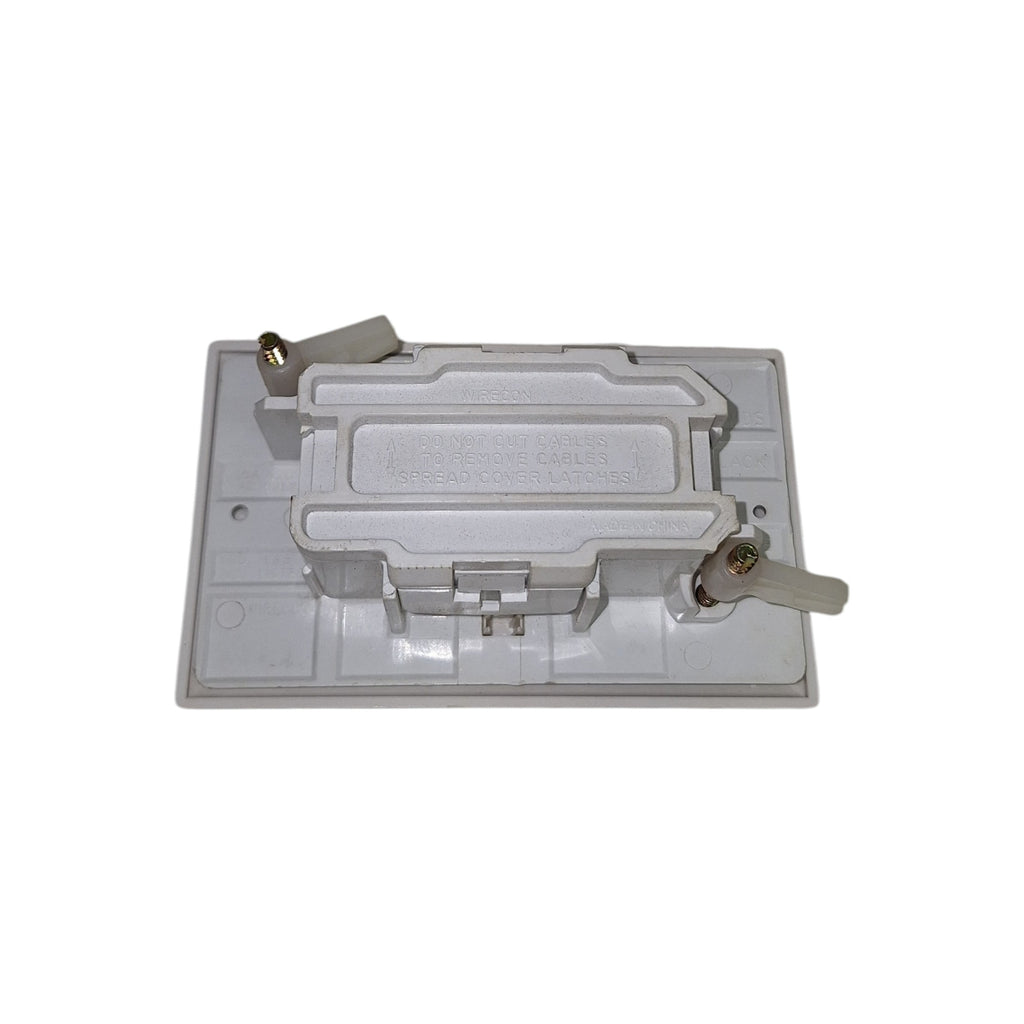 Diamond Decor Switch Speed Box White Self-Contained Heavy Duty 20 Amp/125 Volt AC Fits Various Applications, Includes Snap-On Cover (52595)