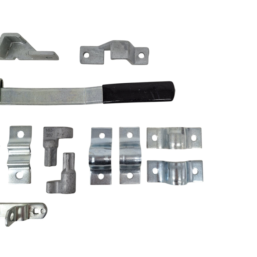 Universal Trailer Cam Bar Door Lock Kit, Uses 3/4 Inch Pipe -Van Truck cargo box (5654X)