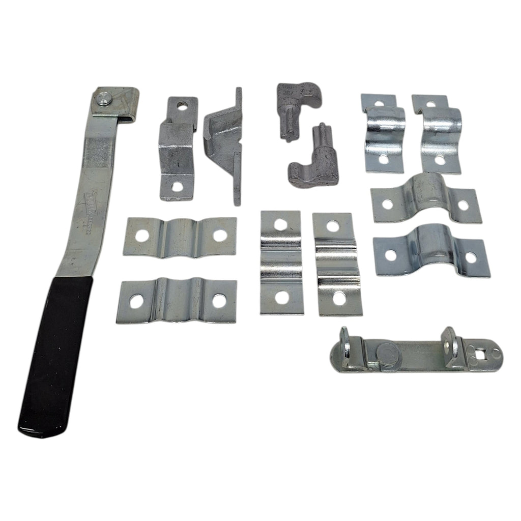 Universal Trailer Cam Bar Door Lock Kit, Uses 3/4 Inch Pipe -Van Truck cargo box (5654X)