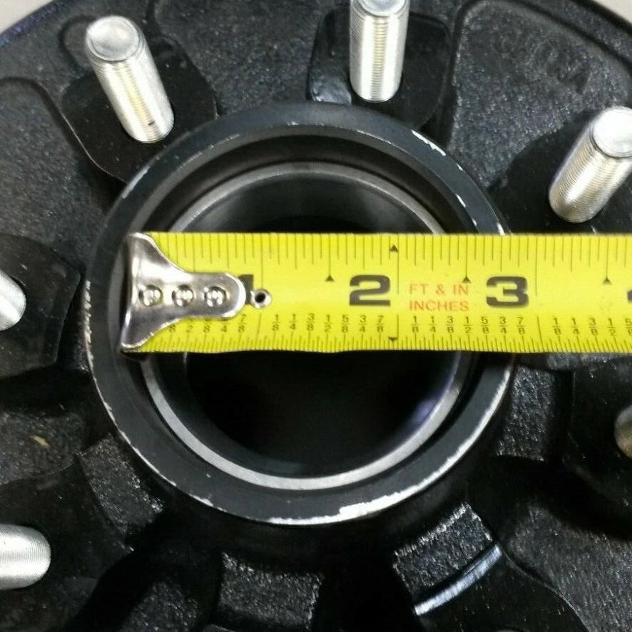 Complete Brake Kit 8 x 6.5 lug 9/16" Electric Brake 5200 6000 7000# Axle 12x2  (568183-B-IMP)