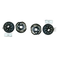 Complete Brake Kit 8 x 6.5 lug 9/16" Electric Brake 5200 6000 7000# Axle 12x2  (568183-B-IMP)