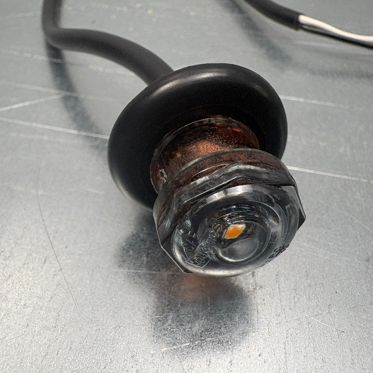 3/4 in. Round Amber 2-LED Marker/Clearance Light (8102325)