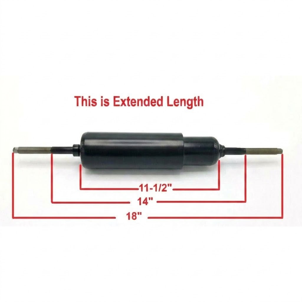 1 - Genuine Dexter Double Sided Trailer Stud Pin Shock Absorber Leaf Suspension RV (052-003-00)