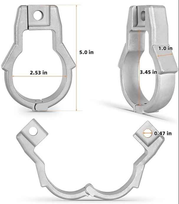 The Collar Coupler Lock Fits 2" and 2-5/16" Bulldog Style Couplers and Ram Latch Couplers Fits many Butler and Kodiak Couplers (TC-2)