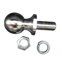 2-5/16" Chrome Trailer Hitch Ball with 1" Shank, 2-1/8" Long, 7,500 lb Rated (6300079)