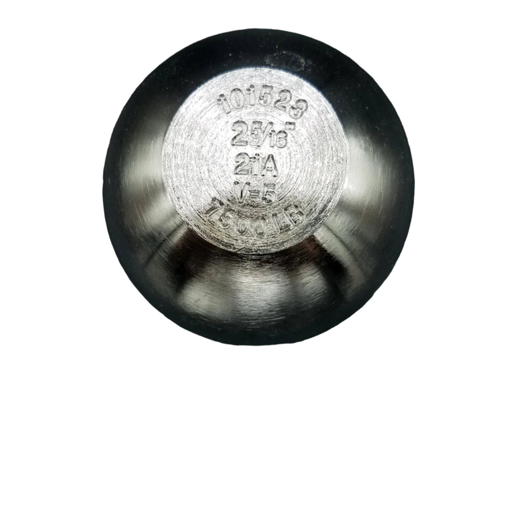 2-5/16" Chrome Trailer Hitch Ball with 1" Shank, 2-1/8" Long, 7,500 lb Rated (6300079)