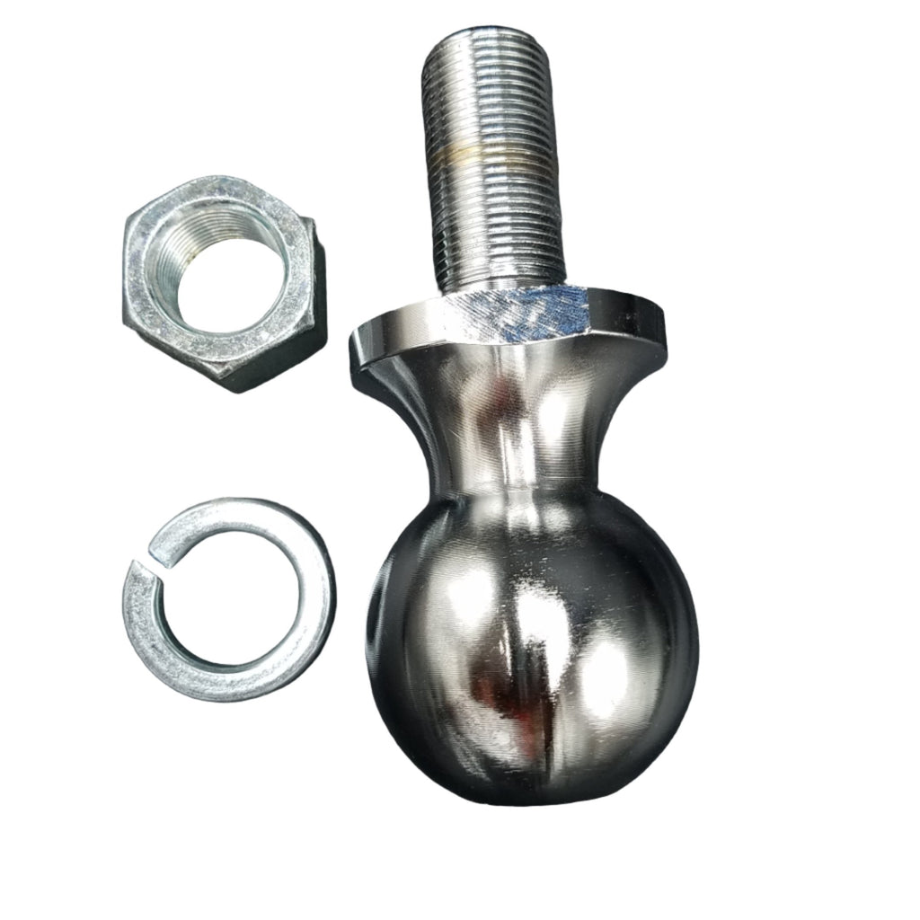 2-5/16" Chrome Trailer Hitch Ball with 1" Shank, 2-1/8" Long, 7,500 lb Rated (6300079)