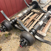 NEW Dexter 10,000 lb GD Rear Trailer Axle - 73.5" HF - 46" SC - Underslung - Electric Brakes - 8 Lug