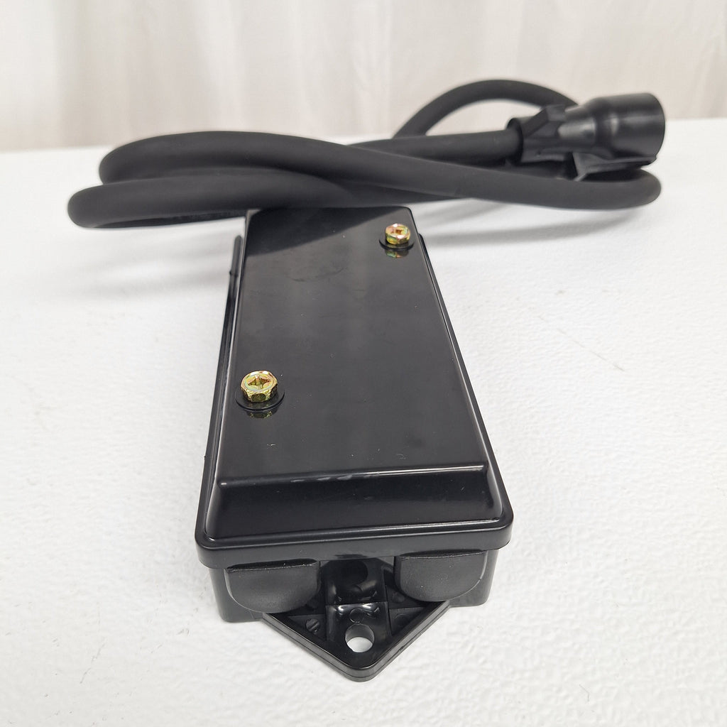7 Way Plug Inline Pre-Wired Trailer BLACK Cord Junction Box 6 Ft Wiring Cable Towing (6FT-JB-BLK)