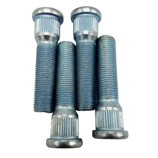 4 Pack 1/2" Trailer Wheel Studs 2.25" Long .62 Spline (7-150-LOTOF4)