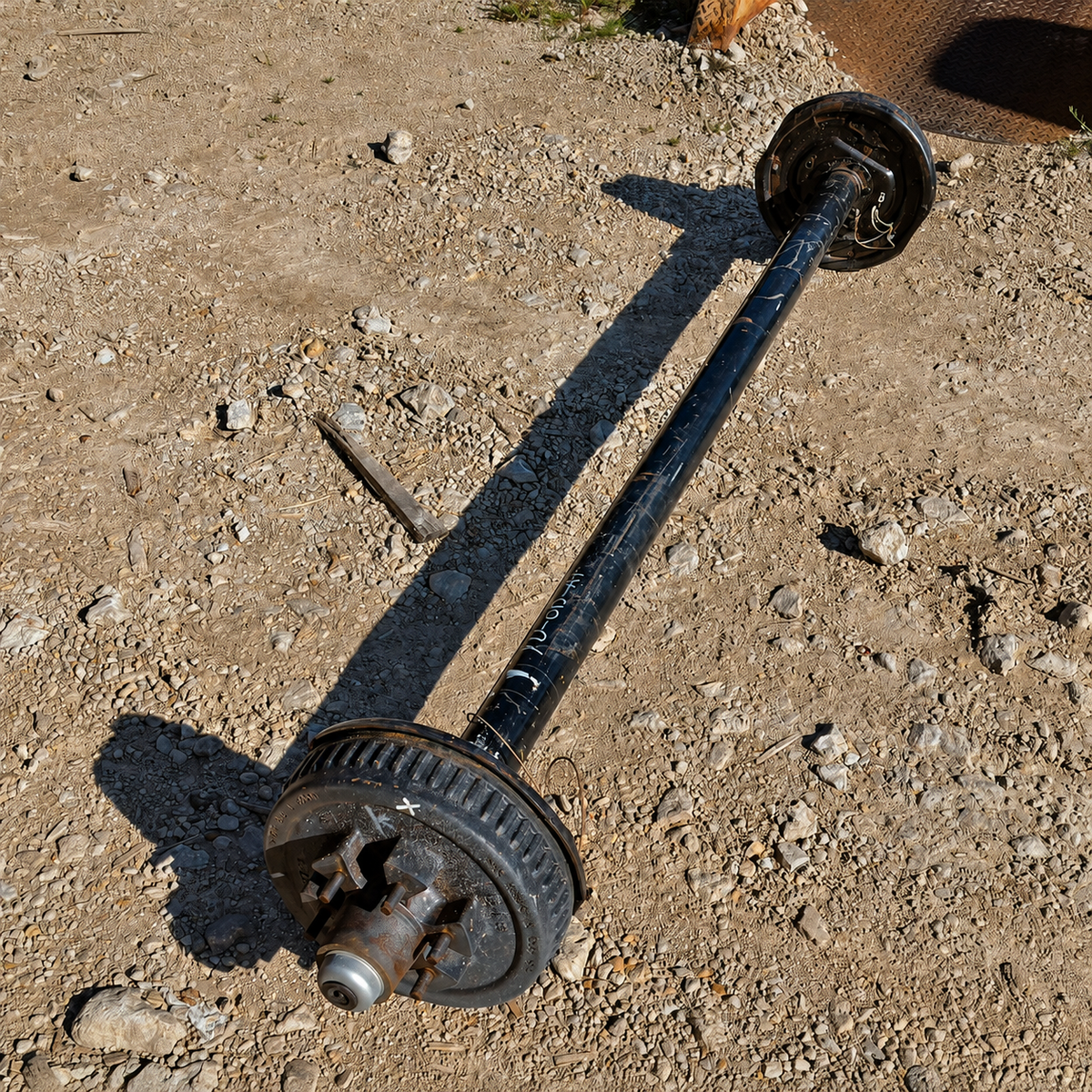 NEW Dexter 7000 lb Trailer Axle – 95" Hub Face – 81" Spring Center – Electric Brake – 8 Lug (7000-95-81SC-BEAM-STR-ELEC-EZ-865-DD)
