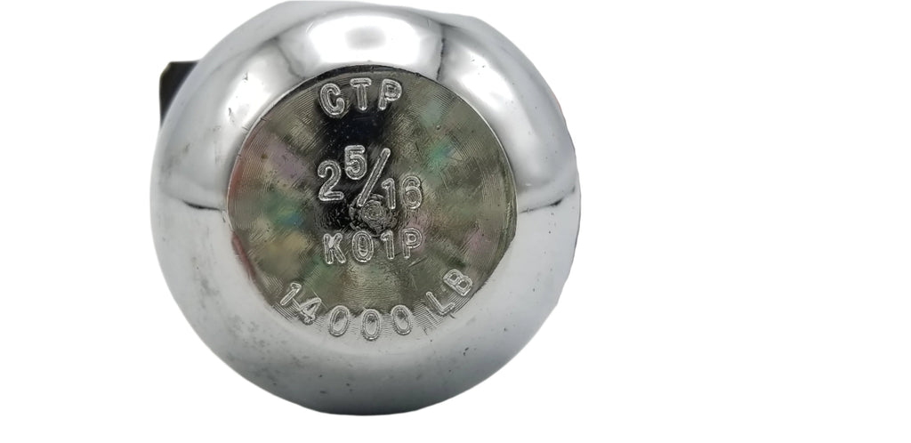 Reese Chrome 2-5/16" Ball, 1-1/4" Shank, 14k 14,000# Truck Receiver Hitch Ball (7028500)