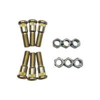 Six - Drive in Trailer Hub Stud w/Nuts 9/16-18 x 2-5/16&nbsp; 7-132 Dexter (71326-KIT)