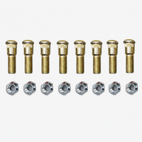 Eight Drive-In Trailer Hub Studs w/ Nuts – 9/16-18 x 2-5/16 – Fits 5200–7000 lb Dexter Axles (71328-KIT)