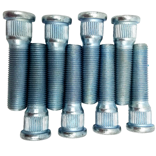 8 Pack 1/2" Trailer Wheel Studs 2.25" Long .62 Spline (7-150-LOTOF8)