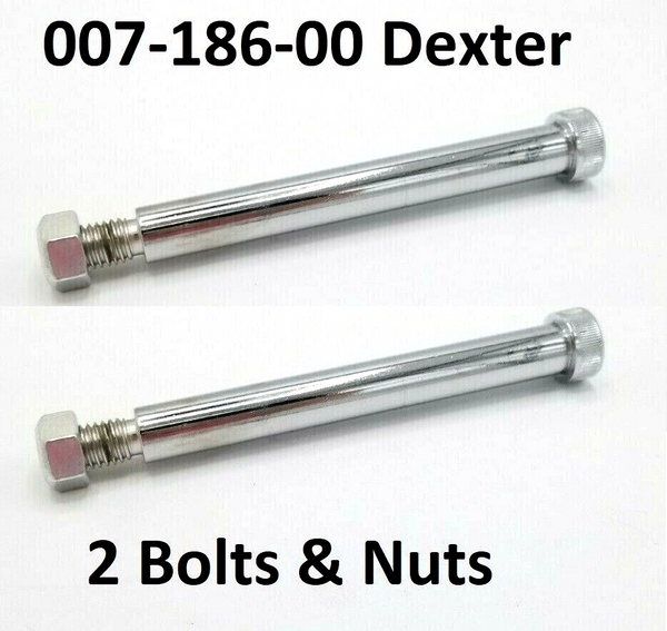 2x Replacement Dexter Caliper Retaining Shoulder Bolt & Nut for 10K to 12K Brake Calipers (7-186-KITx2)